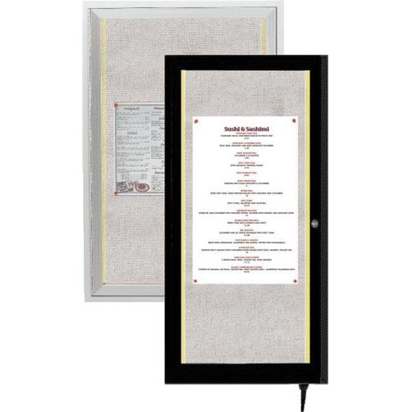 Aarco AARCO Products ODCC2412R Outdoor Aluminum Framed Enclosed Bulletin Board ODCC2412R